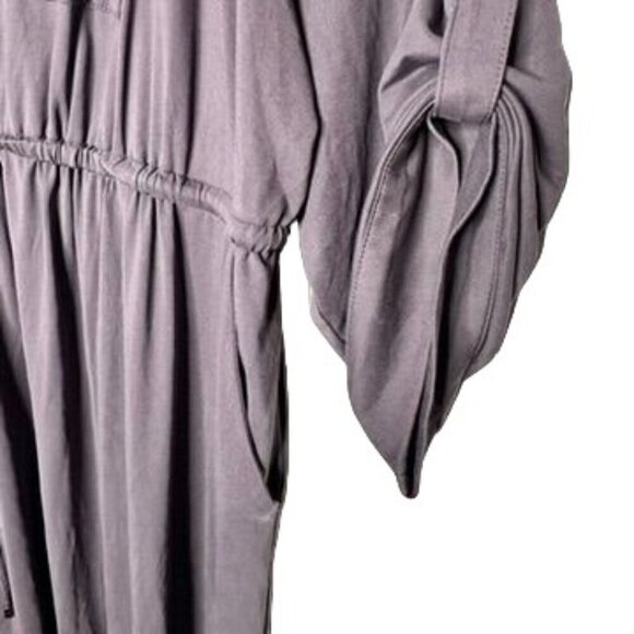 Torrid Size 4 Modal Blend Gray Zip-Front V-Neck Dress With Pockets - Picture 5 of 12